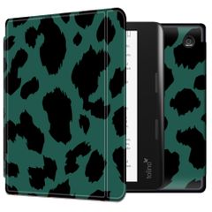 imoshion Design Slim Hard Sleepcover mit Stand für das Kobo Sage / Tolino Epos 3 - Green Panther