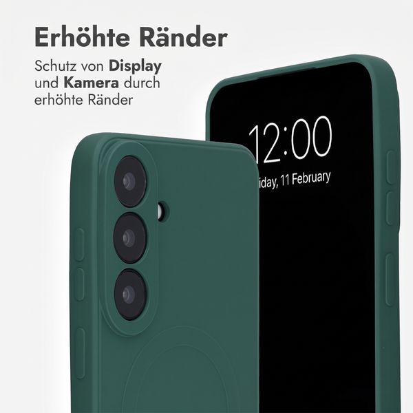 imoshion Color Back Cover mit MagSafe Samsung Galaxy S26 FE - Dunkelgrün
