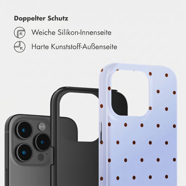 Selencia Vivid Back Cover Apple iPhone 15 Pro - Happy Dots Digital Sky