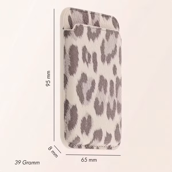 Selencia Sabi Kartenhalter mit MagSafe - Soft Ivory