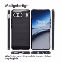 imoshion Brushed Back Cover OnePlus Nord 4 - Schwarz