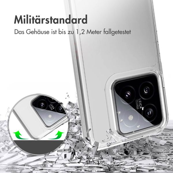 Accezz Xtreme Impact Case für das Xiaomi 14 - Transparent