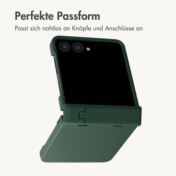 imoshion Color Backcover mit Ständer Samsung Galaxy Z Flip 8 - Dunkelgrün