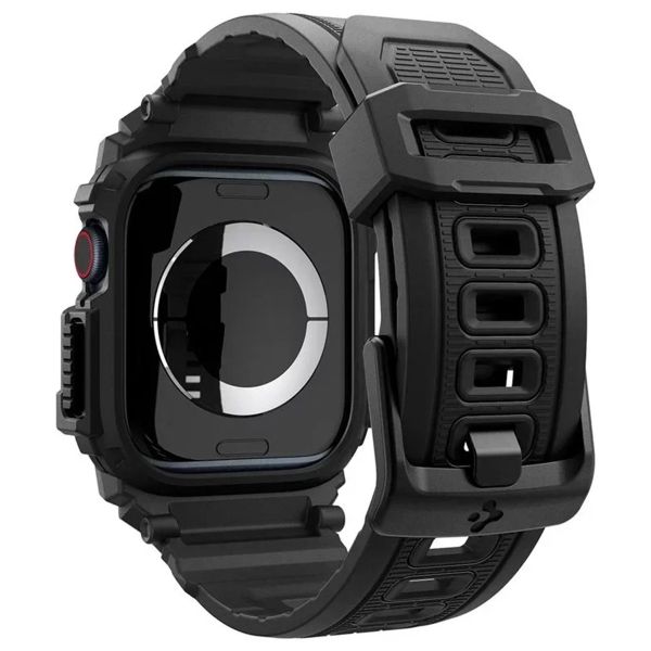 Spigen Rugged Armor™ Pro Case für Apple Watch 10 - 42 mm - Matte Black