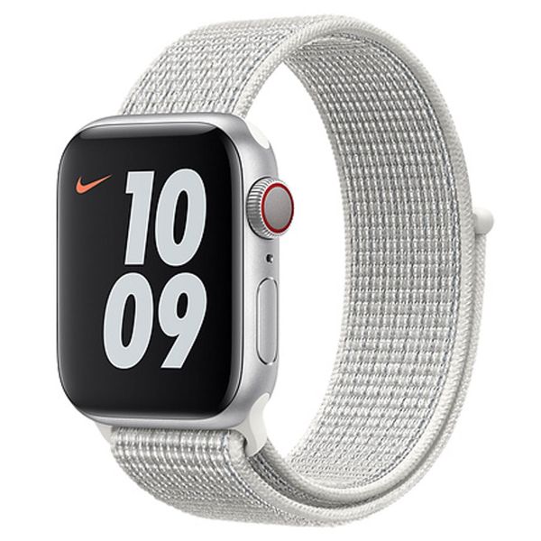 Apple Nike Sport Loop Band für Apple Watch Series 1 bis 9 / SE (38/40/41 mm) | Series 10 (42 mm) - Summit White