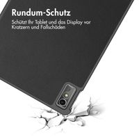 imoshion Design Trifold Klapphülle für das Lenovo Tab M10 5G - Schwarz