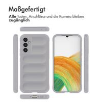 imoshion EasyGrip Back Cover für das Samsung Galaxy A34 (5G) - Grau