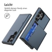 imoshion Backcover mit Kartenfach Samsung Galaxy S24 Ultra - Dunkelblau
