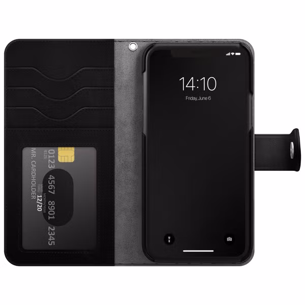 iDeal of Sweden Magnet Wallet+ Klapphülle Apple iPhone 17e / 16e / 15 / 14 / 13 - Black