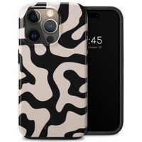 Selencia Vivid Tough Back Cover für das iPhone 15 Pro - Art Wave Black