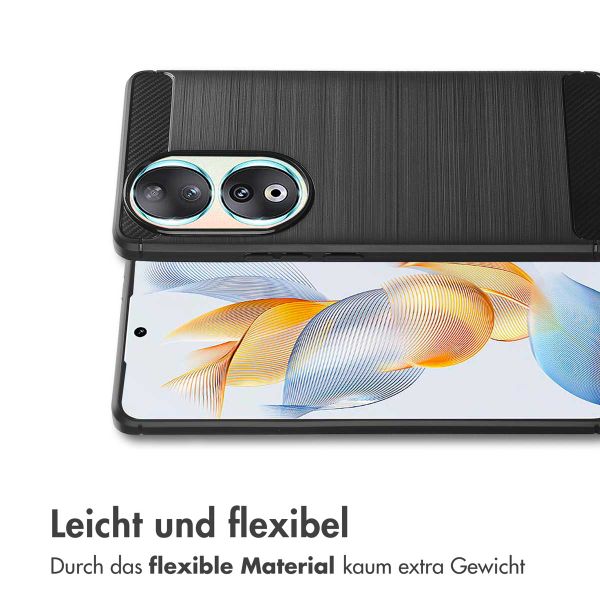 imoshion Brushed Back Cover Honor 90 - Schwarz