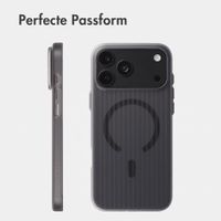 Accezz Lite Backcover mit MagSafe | Fluted | Apple iPhone 18 Pro Max / 17 Pro Max - Grau