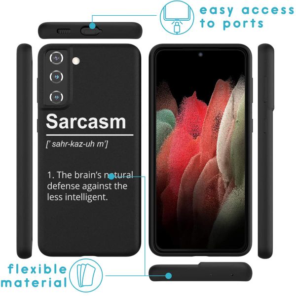 imoshion Design Hülle für das Samsung Galaxy S21 FE - Sarcasm