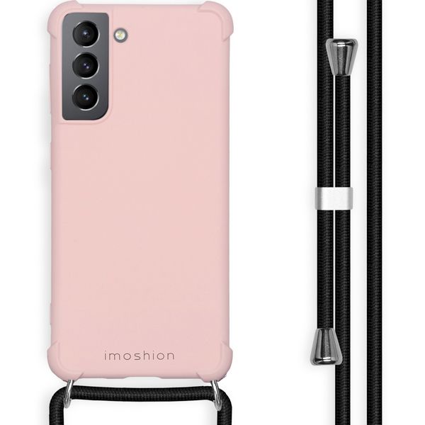 imoshion Color Backcover mit Band Samsung Galaxy S21 - Rosa