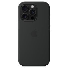 Apple Silikon-Case MagSafe für das Apple iPhone 16 Pro - Black