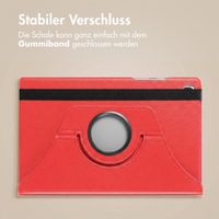 imoshion 360° drehbare Klapphülle Samsung Galaxy Tab S6 Lite (2020/2022/2024)  - Rot