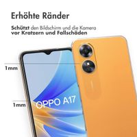 Accezz TPU Clear Cover für das Oppo A17 - Transparent