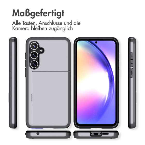 imoshion Backcover mit Kartenfach Samsung Galaxy A55 - Grau