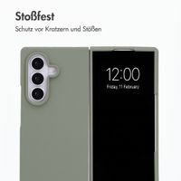 Accezz Liquid Silikoncase mit MagSafe Samsung Galaxy Z Fold 8 Ultra - Cooper Green