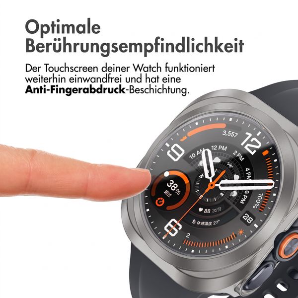 imoshion Full Cover Hard Case Samsung Galaxy Watch Ultra 2 (2026) - Titanium Gray