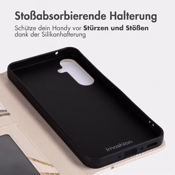 imoshion Design Klapphülle Samsung Galaxy A35 - Beige Graphic