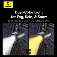 Baseus PrimeTrip 2-in-1 Handyhalterung mit Fahrradlampe - Magnetisch - Universell - Cosmic Black