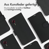 Accezz Wallet TPU Klapphülle Samsung Galaxy Xcover 5 - Schwarz
