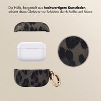 Selencia Sabi Hülle Panthermuster  Apple Airpods Pro 3 - Midnight Black