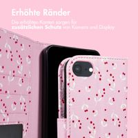 imoshion Design Klapphülle Apple iPhone SE (2022 / 2020) / 8 / 7 / 6(s) - Blush Berries