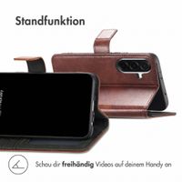 imoshion Luxuriöse Klapphülle Samsung Galaxy A36 - Dunkelbraun