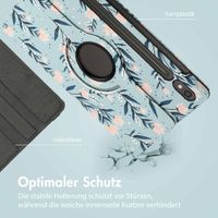 imoshion 360° drehbare Design Klapphülle für das Samsung Galaxy Tab S9 11.0 Zoll - Flowers