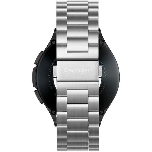 Spigen Universelles Modern Fit Steel Watch Armband für die Samsung Galaxy Watch - 20 mm - Silber