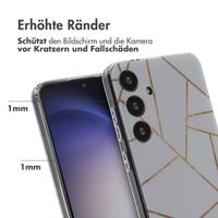 imoshion Design Hülle Samsung Galaxy S24 Plus - White Graphic