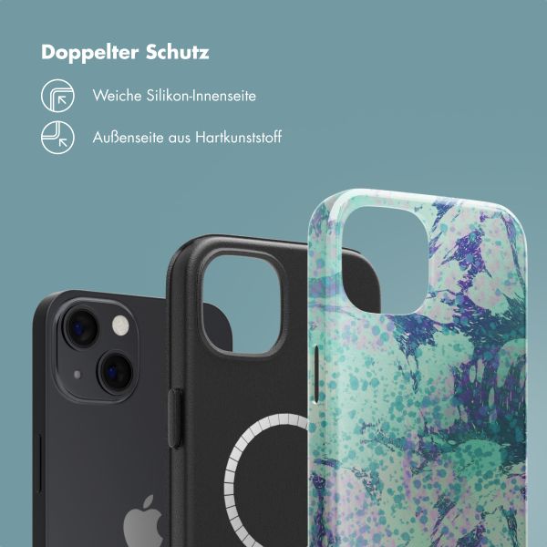Selencia Vivid Rückabdeckung mit MagSafe Apple iPhone 13 - Fresh Paint Green