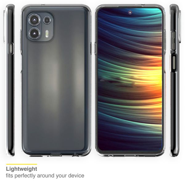 Accezz Clear TPU Backcover Motorola Edge 20 Lite - Transparent