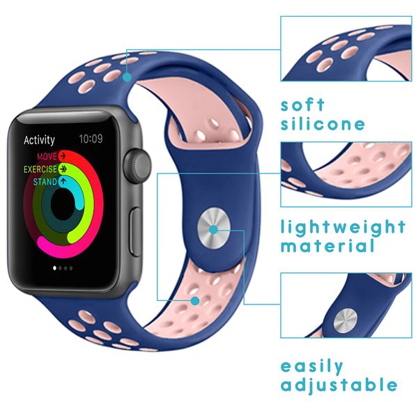 imoshion Silikonband Sport Apple Watch Series 1-10 / SE / Ultra (2) - 42/44/45/46/49 mm