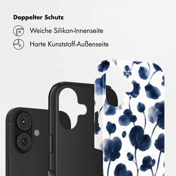 Selencia Vivid Back Cover Apple iPhone 17 - Midnight Blossom