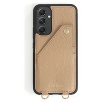 Dutchies Back Cover mit Kartenfach für das Samsung Galaxy A35 - Telefonband nicht enthalten - Beige