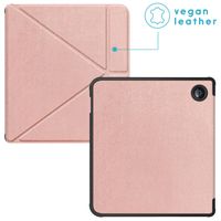 imoshion Klappbare Klapphülle für das Kobo Libra 2 / Tolino Vision 6 - Rose Gold