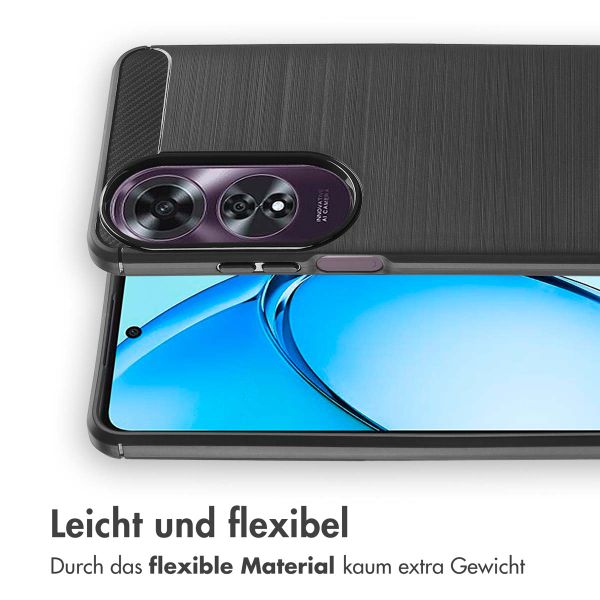 imoshion Brushed Back Cover für das Oppo A60 4G - Schwarz