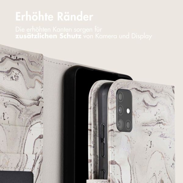 imoshion Design Klapphülle Samsung Galaxy A51 - Sandy Marble