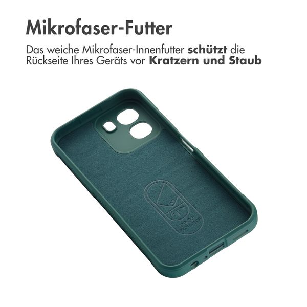 imoshion EasyGrip Backcover Oppo A6x (4G/5G) - Dunkelgrün