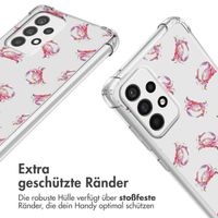 imoshion Design Hülle mit Band Samsung Galaxy A53 - Crab Watercolor