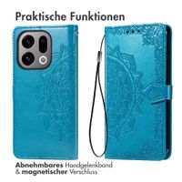 imoshion Mandala Klapphülle Oppo Find X9 - Türkis