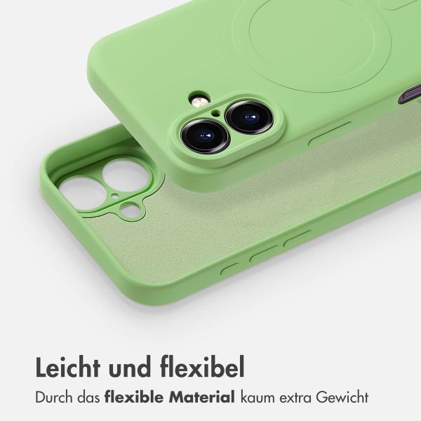 imoshion Color Back Cover mit MagSafe für das Apple iPhone 16 - Grün