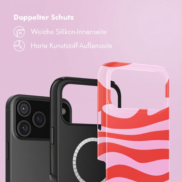 Selencia Vivid Rückabdeckung mit MagSafe Apple iPhone 18 Pro / 17 Pro - Dream Swirl Pink
