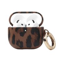 Selencia Sabi Case Apple AirPods 4 - Leopardenmuster - Mocha Brown