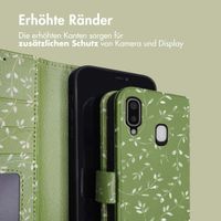 imoshion Design Klapphülle Samsung Galaxy A20e - Green Flowers
