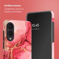 Selencia Vivid Back Cover Samsung Galaxy S25 Edge - Rosy Marble