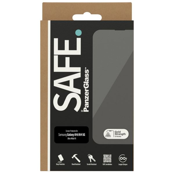 SAFE by PanzerGlass Ultra-Wide Fit Displayschutz für das Samsung Galaxy A14 (5G/4G)